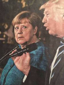 Angela Merkel and Trump Mar 16 2017
